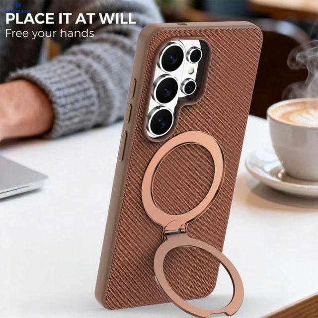 For samsung S25 ultra Phone Cover Phone case 360 Leather Mag Magnetic Phone case