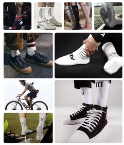 Wholesale Men's 100% Cotton High Quality Casual Sports <b>Socks</b> Knitted Stripe Design Colorful Crew Running <b>Socks</b> for Autumn - Product Image 6