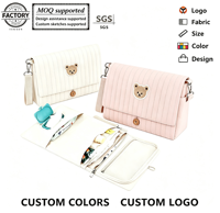 Sac à langer en polyester pour maman, pliable, organisateur de rangement suspendu, pochette portable pour couches de bébé, pour les soins de bébé