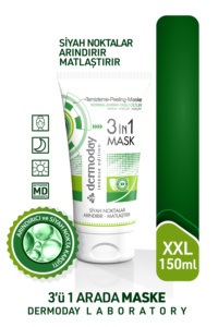 Vente flash Dermoday 150ml Masque nettoyant, exfoliant et détoxifiant 3 en 1 Soin de la peau pour la vente en gros - Product Image 2