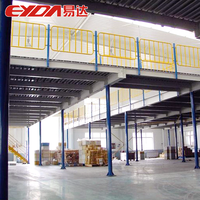 Escalier d'accès au mezzanine de niveau industriel, élévateur, acier de haute qualité Q235, protection contre la corrosion, stockage en entrepôt