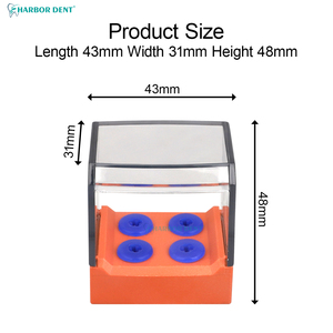 Nha Khoa Của Nhãn Hiệu 4-Lỗ Bur Chủ Bur Khối Cho Kim Cương Burs Tiệt Trùng Trường Hợp Khử Trùng Hộp Cho Giữ Và Khử Trùng - Product Image 4