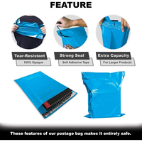 ZHONGSHENG Emballage express de vêtements Enveloppe en polymère auto-adhésive avec logo personnalisé Enveloppe de courrier Sacs d'expédition étanches multi-épais