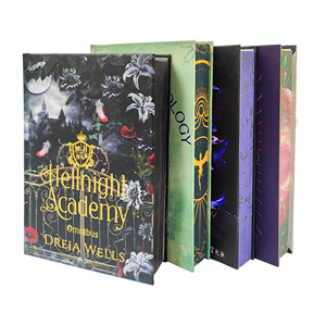 Bem Projetado Capa Dura Livro Full Color Folha Personalizada Bordas Pulverizadas Edição Especial Hardback Collectible Paper Paperboard Printing - Product Image 1