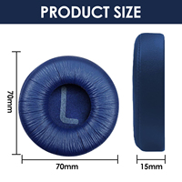 Oreillettes de remplacement coussins d'oreille housses bandeau supérieur pour JBL Tune600BTNC T660NC T510BT T500BT T450BT casque casque 70mm