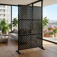 Panneaux d'intimité en métal résistants aux intempéries pour balcons, patios et piscines