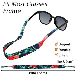 Sangle porte-lunettes de soleil en néoprène Sangles de lunettes de soleil personnalisées imprimées sur mesure de haute qualité Sangles de lunettes flottantes en néoprène - Product Image 3