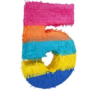 <span class=keywords><strong>Pinata</strong></span> en forme <span class=keywords><strong>de</strong></span> chiffre 3D, petite <span class=keywords><strong>pinata</strong></span> arc-en-ciel, <span class=keywords><strong>pinata</strong></span> d'anniversaire pour filles et garçons, fournitures pour les fêtes d'anniversaire - Product Image 3