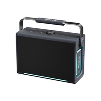 Mesin Karaoke SODLK S1117 200W Speaker Portabel Tahan Air IPX6 dengan 2 Mikrofon Nirkabel Mendukung TWS/Kartu TF/USB/AUX/Live