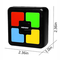 Jouet de jeu de mémoire lumineux populaire, jeux électroniques portables de mémorisation des couleurs