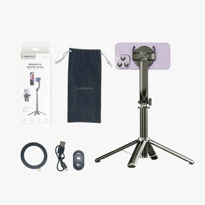 Greatyyt Từ Ảnh Tự Sướng Thanh Với Clip Bảo Vệ Điện Thoại Di Động Chủ Núi Tripod Đối Với Đối Với iPhone 15/14/13 Đối Với Samsung - Product Image 4