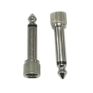 DAJIANG personalizado 6,35mm Mono enchufe micrófono <span class=keywords><strong>adaptador</strong></span> de Audio 3,5mm <span class=keywords><strong>Jack</strong></span> Splitter OEM Metal Audio Video conectores - Product Image 1