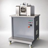 Machine de granulation de plastique de laboratoire, broyeur à deux rouleaux, chauffage électrique, mélangeur de composés PVC PE, installation pilote de granulation, petite production, CE