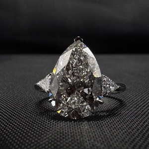 แหวนเพชรทองคำขาว 14k พรีเมียม เครื่องประดับชั้นดีเหนือกาลเวลา สำหรับงานแต่งงาน งานหมั้น งานเฉลิมฉลอง และคอลเลคชั่นแฟชั่น - Product Image 4