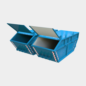 Armoire de stockage en métal 8m³ style industriel pour collecteur de débris, équipement de traitement des déchets solides - Product Image 1