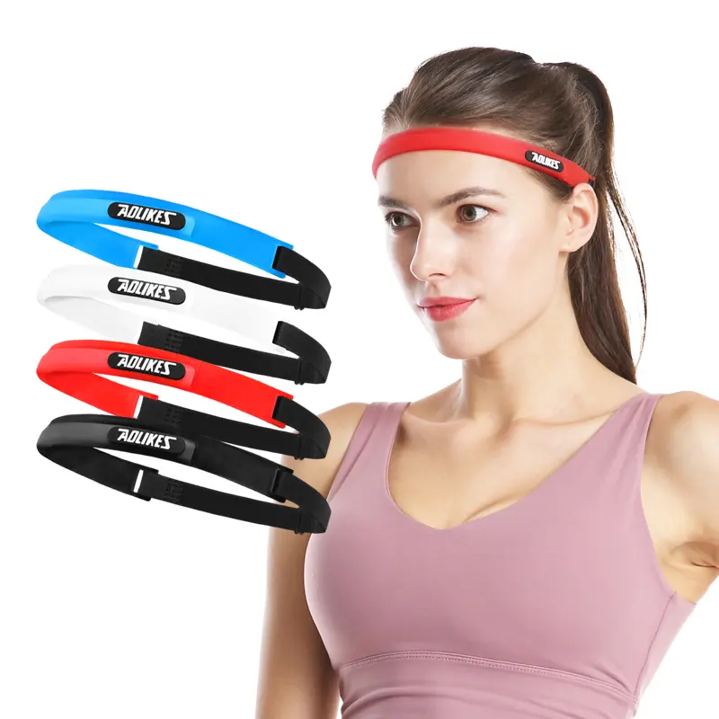 Aolikes new Braided Anti-slip Hair Bands Sweatband Headband Elastic Running Sport Yoga Stretch Hair Gym Headwear Women