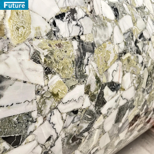 Panel de columna hueca de mármol verde Calacatta Natural de lujo personalizado Pilar de piedra hueca de mármol rojo - Product Image 4