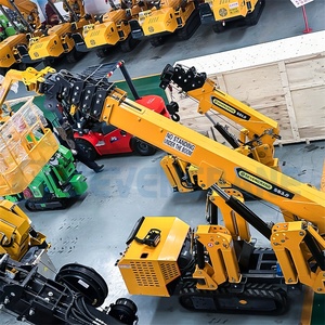 Thiết Kế Mới Spyder Cần Cẩu <span class=keywords><strong>Mini</strong></span> Xây Dựng Spider Nâng Cần Cẩu 5T <span class=keywords><strong>Mini</strong></span> Bánh Xích Cần Cẩu - Product Image 2