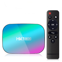 HK1 S905X3 Android 9,0 4K Smart TV Box 32GB 100M 8K TV Box Reproductor de red wifi dual 1080P Top TV Box