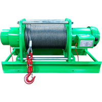 Treuil électrique de levage de 1 tonne, 3 tonnes, 5 tonnes, 10 tonnes, câble JKD de 30 à 100 m, crochet de traction pour usage industriel