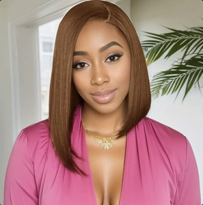 Nouvelle Perruque Courte Droite Bob pour Femmes Européennes et Américaines, Raie au Milieu, Noire, Faite à la Machine, pour Changer de <span class=keywords><strong>Coiffure</strong></span> - Vente en Gros Usine - Product Image 6