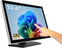 Moniteur 23,6 pouces, ce moniteur tactile capacitif Plug & Play est conçu pour prendre en charge la fonctionnalité multi-touch sans effort