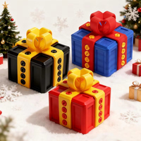 3D-Gedruckte Scherzgeschenkbox mit Schrauben, 8 cm Überraschungs-Geld-Puzzlebox, Lustiges Trick-Geschenk für Weihnachten, Halloween & Feiertage