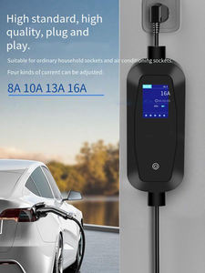 เครื่องชาร์จรถยนต์ไฟฟ้าแบบพกพา 7KW ชนิดที่ 1/ ชนิดที่ 2/ GBT/ Nacs/ CHAdeMo 16A/32A สถานีชาร์จรถยนต์ไฟฟ้า AC <span class=keywords><strong>สาย</strong></span>ชาร์จ 5 เมตร แบบ OEM - Product Image 2