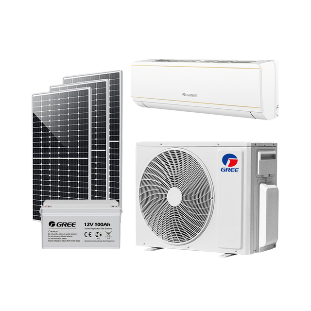 Gree Solar Energy Hybrid AC/DC Multi Solar Split Air Conditioner Mini Aire Acondicionado Aircon for Africa North America Sales