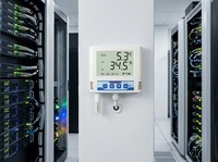Transmetteur WiFi industriel de température et d'humidité, capteur LCD haute précision, moniteur à distance avec relais d'alarme pour salle de serveur