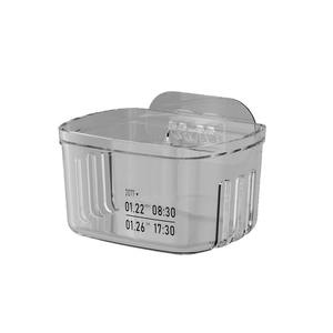 ตะกร้าเก็บของพลาสติกใสทรงสี่เหลี่ยมผืนผ้า สำหรับแขวนในครัว จัดระเบียบหัวหอม กระเทียม ขิง ชั้นวางติดผนัง อุปกรณ์จัดเก็บ - Product Image 1