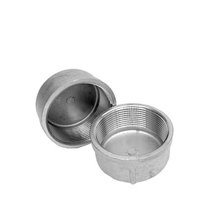 ฝาปิดท่อสแตนเลส 304 ข้อต่อเกลียวในแบบกลม 4 6 นิ้ว - Product Image 2