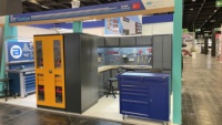 Banco de Trabajo para Uso Industrial, Diseño Original para Mecánicos, Gabinete de Herramientas Metálico para Taller