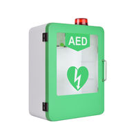 Produit entièrement stocké Défibrillateur externe automatisé Aed portable avec armoire Aed Boîte d'armoire Aed en plastique extérieure
