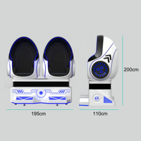 Dreamland vr simulateur 9d vr 360 chaise réalité virtuelle 9d vr oeuf chaise à vendre