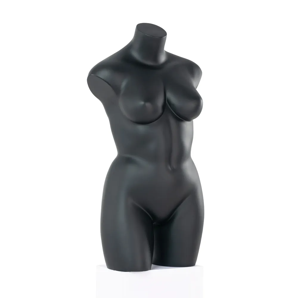 Kurvige weibliche Halbkörper Torso Plus Size Schaufenster puppe