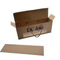 Boîte à gâteau en papier kraft recyclable robuste avec estampage à chaud doré, impression personnalisée, taille sur mesure, pelliculage mat pour emballage alimentaire