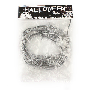 Accessoires de décoration suspendus en fil métallique réalistes pour Halloween, 2,4 m, en PVC, pour décoration intérieure, cosplay, maisons hantées, bars KTV - Product Image 5
