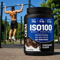 OEM ODM Bubuk Protein Whey Isolat Alami untuk Dewasa-20-29g Protein Per Porsi Pertumbuhan Otot & Peningkatan Berat Badan 2lbs