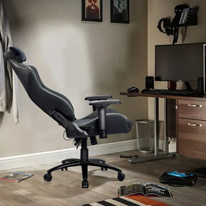 <span class=keywords><strong>Silla</strong></span> <span class=keywords><strong>Gamer</strong></span> Económica, <span class=keywords><strong>Silla</strong></span> de Oficina para Juegos, Negra y <span class=keywords><strong>Verde</strong></span>, con Reposapiés - Product Image 5