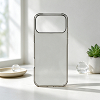 Coque de téléphone transparente en PC rigide pour iPhone 17 18 Pro Max, antichoc, protection transparente