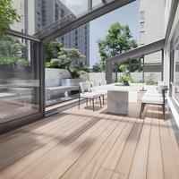 Accessoires pour verre en alliage d'aluminium Verre trempé extensible Autres préfabriqués Petite maison Moderne Mobile Sunroom