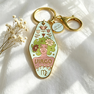 Vintage Style Embossed Metal Keychains Soft Enamel <b>Key</b> Rings Personalized Souvenir Charms for Birthday Party Favors - Product Image 5