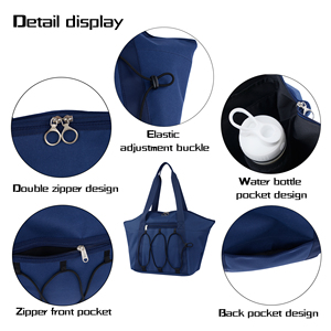Personnalisé <span class=keywords><strong>de</strong></span> haute qualité, <span class=keywords><strong>sac</strong></span> <span class=keywords><strong>de</strong></span> <span class=keywords><strong>sport</strong></span> <span class=keywords><strong>de</strong></span> couleur pure pour femmes, <span class=keywords><strong>sac</strong></span> fourre-tout portable, <span class=keywords><strong>sac</strong></span> étanche - Product Image 6