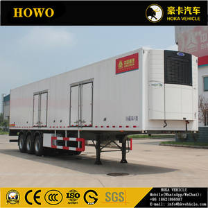 Tres ejes 40 pies transporte de alimentos refrigerador remolque HK9403LCC - Product Image 2