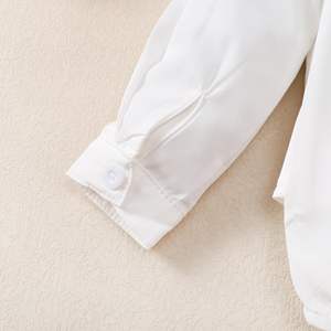 Combinaison bébé garçon avec logo, 0-12 mois, ensemble de baptême personnalisé, motif de point de croix - Product Image 6