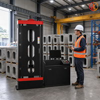 Máquina Automática para Pruebas de Presión en Conductos de Humos, 300kN, Probador de Compresión para Conductos de Ventilación de Hormigón Prefabricado
