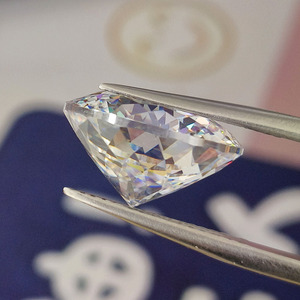 Circonia Cúbica Blanca, Corte Redondo Tipo Nido de Pájaro, Gema Sintética Suelta para Joyería - Product Image 6