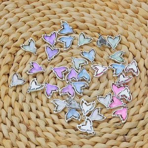 Pendentif queue de sirène Aurora féerique en alliage de zinc plaqué pour la création de bijoux DIY (boucles d'oreilles, bracelets, colliers) - Product Image 3
