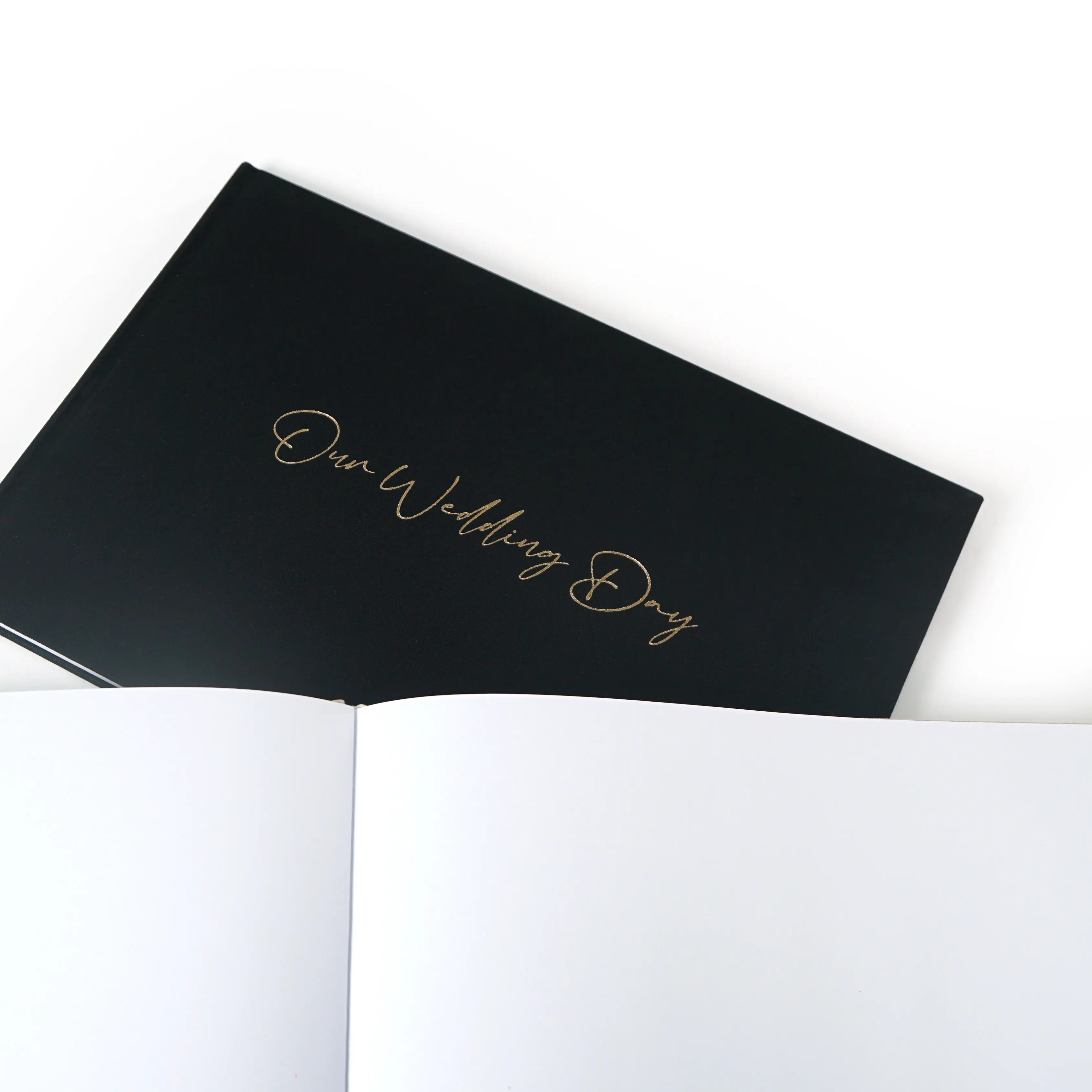 Custom Printing Wedding Bruid Dagboek Linnen Cover Blanco Alternatieve Hardcover Bruiloft Organisator Gastenboek Planner